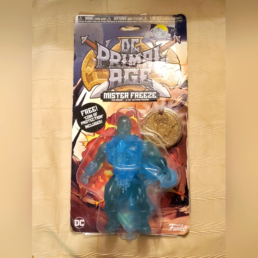 Vintage FUNKO Batman DC Mister Freeze Schwarzenegger Action Figure New on Card